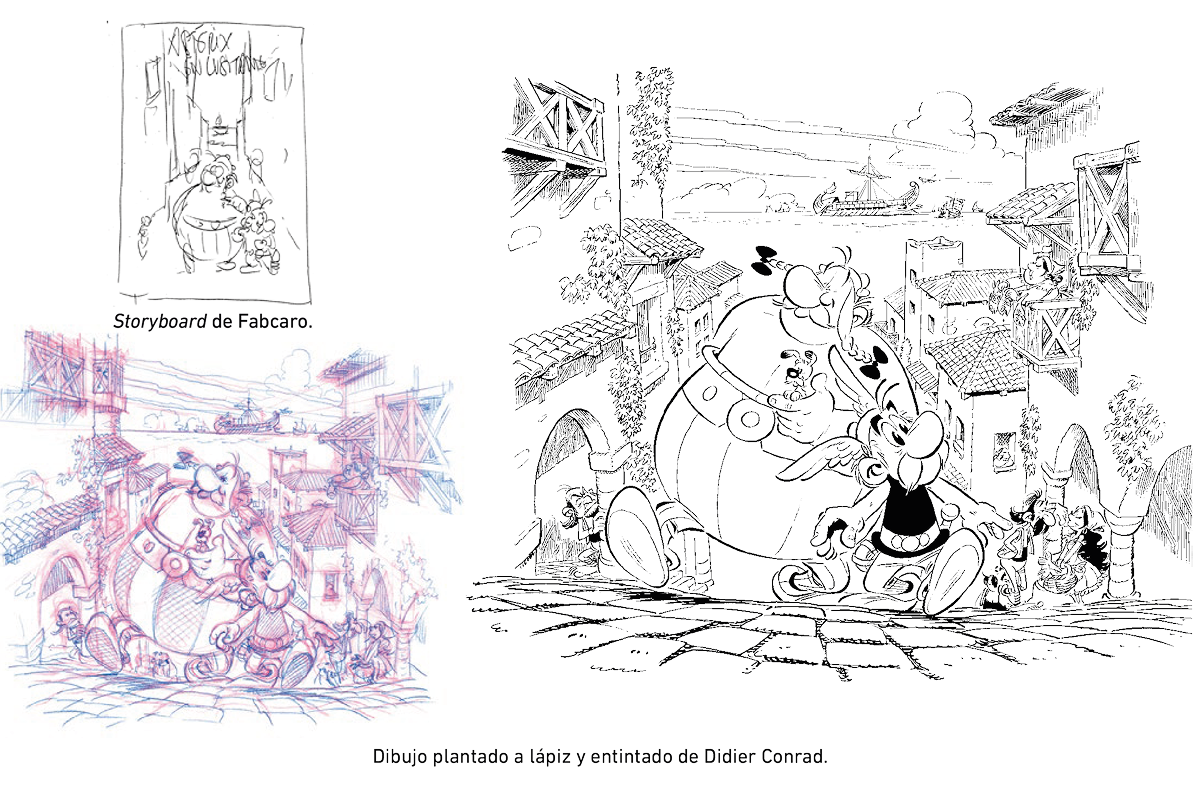 Del storyboard al boceto — proceso creativo de Didier Conrad