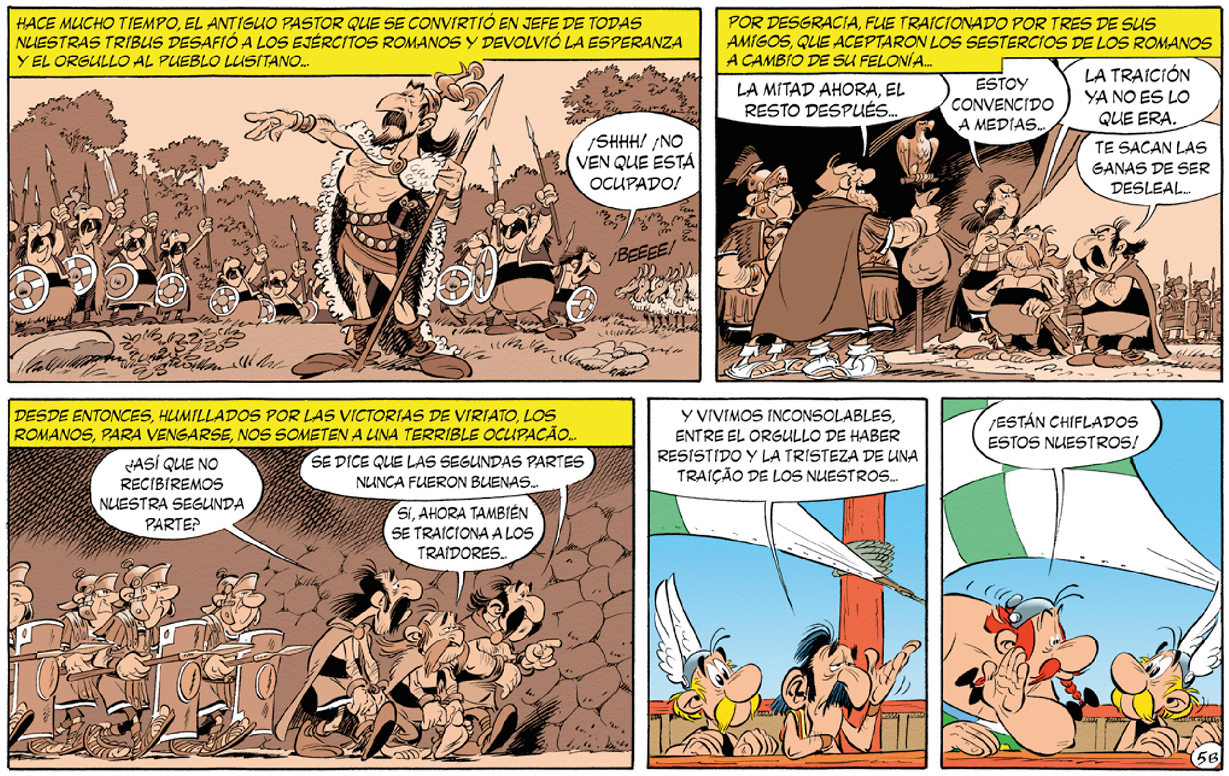 Escena de Viriato — Asterix en Lusitania
