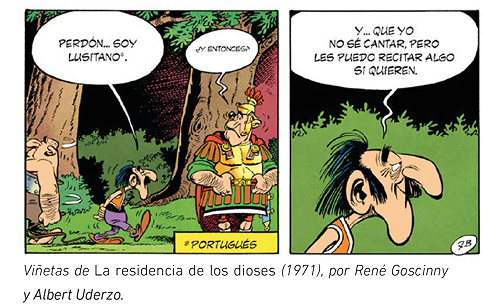 Personajes lusitanos — bocetos de Didier Conrad