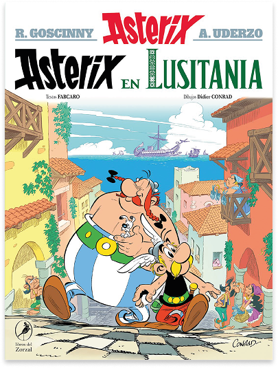 Tapa del álbum Asterix en Lusitania